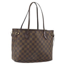 LOUIS VUITTON Damier Ebene Neverfull PM Tote Bag N51109 LV Auth 163531-1