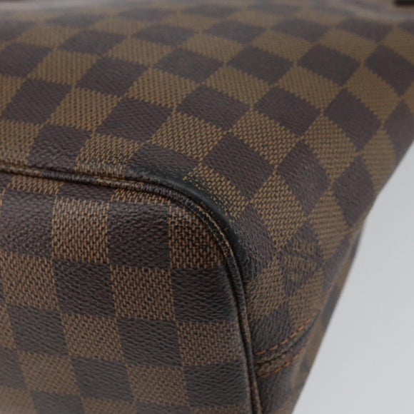 LOUIS VUITTON Damier Ebene Neverfull PM Tote Bag N51109 LV Auth 163531