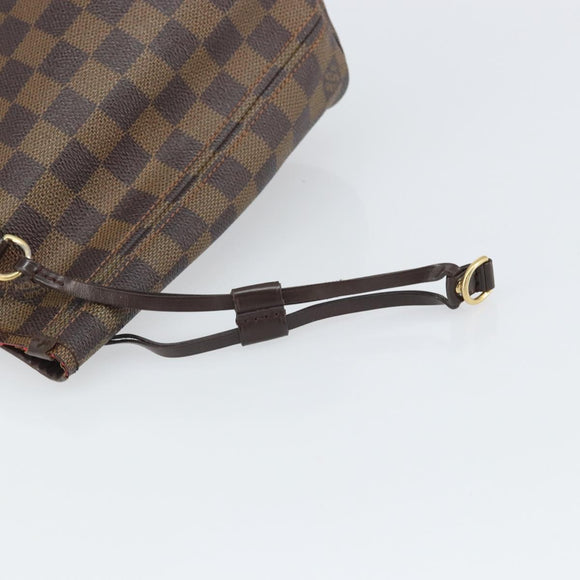 LOUIS VUITTON Damier Ebene Neverfull PM Tote Bag N51109 LV Auth 163531