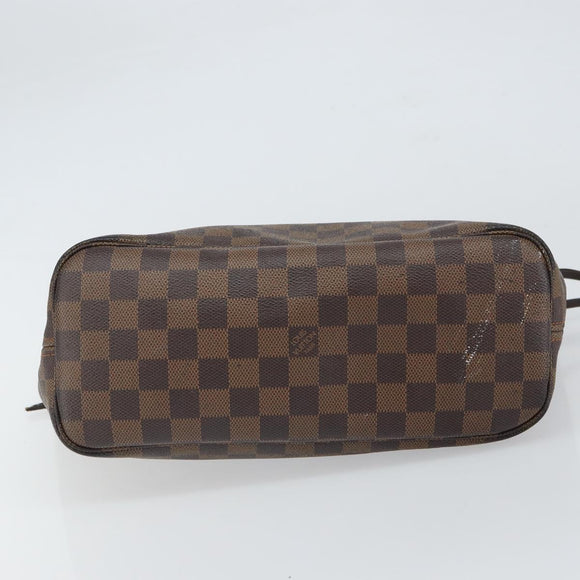LOUIS VUITTON Damier Ebene Neverfull PM Tote Bag N51109 LV Auth 163531