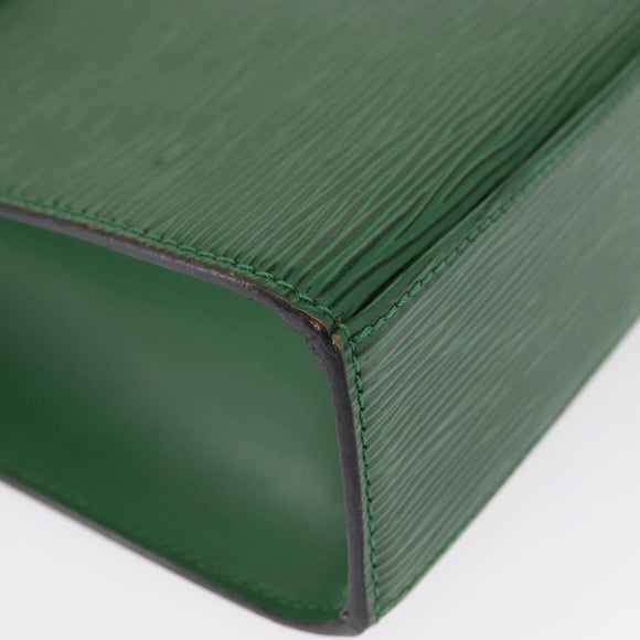 LOUIS VUITTON Epi Malesherbes Hand Bag Green M52374 LV Auth 163535