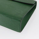 LOUIS VUITTON Epi Malesherbes Hand Bag Green M52374 LV Auth 163535-14