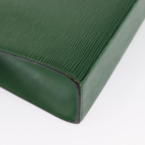 LOUIS VUITTON Epi Malesherbes Hand Bag Green M52374 LV Auth 163535