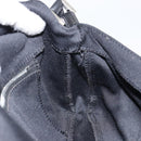 FENDI Shoulder Bag Cotton Black Silver Auth 163537-19