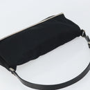 FENDI Shoulder Bag Cotton Black Silver Auth 163537-6