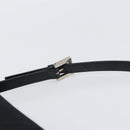 FENDI Shoulder Bag Cotton Black Silver Auth 163537-8