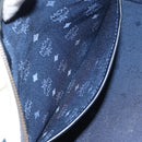 MCM Vicetos Logogram Boston Bag PVC Leather White Gold Auth 163545-22