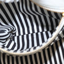 PRADA Canapa PM Hand Bag Canvas White Gold Auth 163549-24