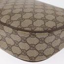 GUCCI GG Supreme Web Sherry Line Shoulder Bag PVC Beige 10 02 056 Auth 163550-13