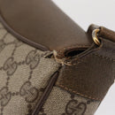 GUCCI GG Supreme Web Sherry Line Shoulder Bag PVC Beige 10 02 056 Auth 163550-14
