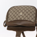 GUCCI GG Supreme Web Sherry Line Shoulder Bag PVC Beige 10 02 056 Auth 163550-16