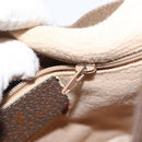 GUCCI GG Supreme Web Sherry Line Shoulder Bag PVC Beige 10 02 056 Auth 163550-22