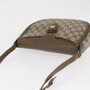 GUCCI GG Supreme Web Sherry Line Shoulder Bag PVC Beige 10 02 056 Auth 163550-6