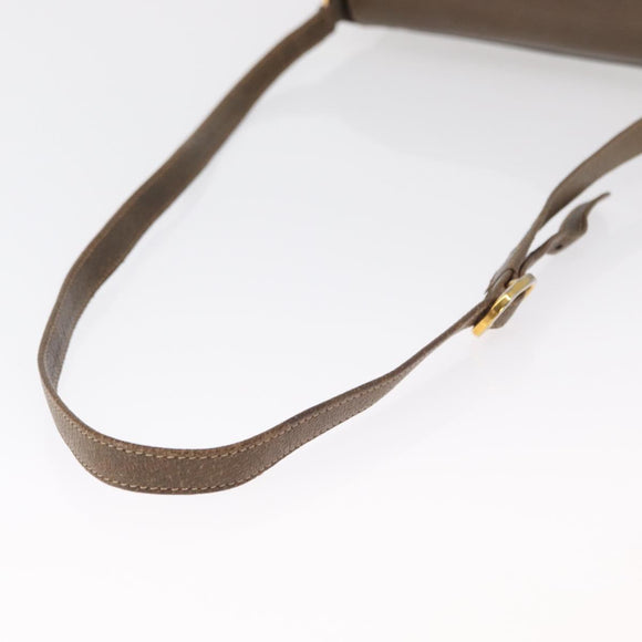 GUCCI GG Supreme Web Sherry Line Shoulder Bag PVC Beige 10 02 056 Auth 163550