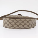 GUCCI GG Supreme Web Sherry Line Shoulder Bag PVC Beige 10 02 056 Auth 163550-9