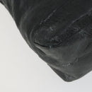 BALENCIAGA The Classic Day Shoulder Bag Leather Black 272409 Auth 163552-11