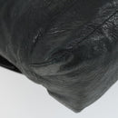 BALENCIAGA The Classic Day Shoulder Bag Leather Black 272409 Auth 163552-13