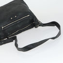 BALENCIAGA The Classic Day Shoulder Bag Leather Black 272409 Auth 163552-7