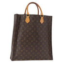 LOUIS VUITTON Monogram Sac Plat Hand Bag M51140 LV Auth 163558-1