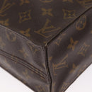 LOUIS VUITTON Monogram Sac Plat Hand Bag M51140 LV Auth 163558-14