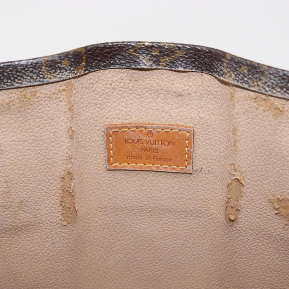 LOUIS VUITTON Monogram Sac Plat Hand Bag M51140 LV Auth 163558