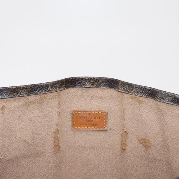 LOUIS VUITTON Monogram Sac Plat Hand Bag M51140 LV Auth 163558