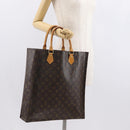 LOUIS VUITTON Monogram Sac Plat Hand Bag M51140 LV Auth 163558-20
