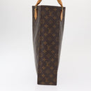 LOUIS VUITTON Monogram Sac Plat Hand Bag M51140 LV Auth 163558-4