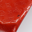 LOUIS VUITTON Monogram Vernis Reade PM Hand Bag Red Rouge M91088 LV Auth 163560-10