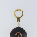 LOUIS VUITTON Monogram Multicolor Astropill Key Holder Black M51912 Auth 163562-6