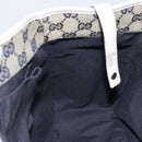 GUCCI Abbey Tote Bag Leather White Gold 130736 Auth 163566-19