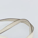 GUCCI Abbey Tote Bag Leather White Gold 130736 Auth 163566-8