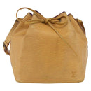 LOUIS VUITTON Epi Petit Noe Shoulder Bag Yellow M44109 LV Auth 163570-2