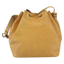 LOUIS VUITTON Epi Petit Noe Shoulder Bag Yellow M44109 LV Auth 163570-3