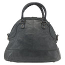 BALENCIAGA Bow Hand Bag Leather 2way Black 263242 Auth 163582-2