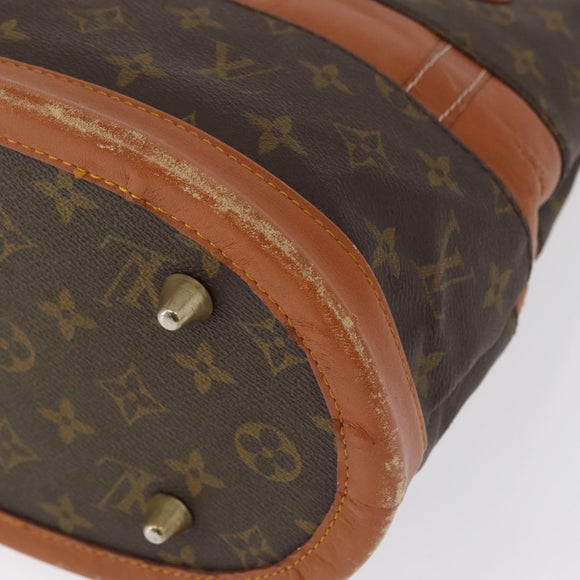 LOUIS VUITTON Monogram Bucket PM Shoulder Bag USA limited M42238 LV Auth 163583