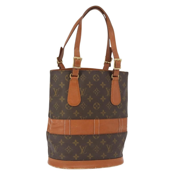 LOUIS VUITTON Monogram Bucket PM Shoulder Bag USA limited M42238 LV Auth 163583