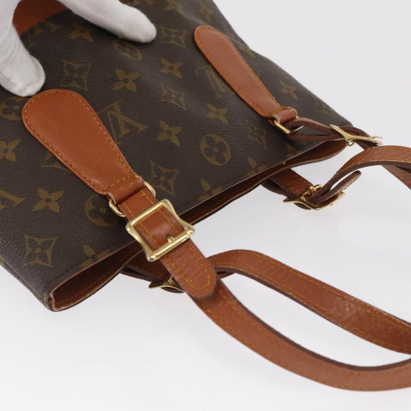 LOUIS VUITTON Monogram Bucket PM Shoulder Bag USA limited M42238 LV Auth 163583