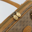 GUCCI Micro GG Supreme Hand Bag PVC Beige Gold 000 39 0090 Auth 163590-10