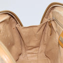 GUCCI Micro GG Supreme Hand Bag PVC Beige Gold 000 39 0090 Auth 163590-21