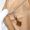 GUCCI Micro GG Supreme Hand Bag PVC Beige Gold 000 39 0090 Auth 163590-22