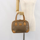 GUCCI Micro GG Supreme Hand Bag PVC Beige Gold 000 39 0090 Auth 163590-24