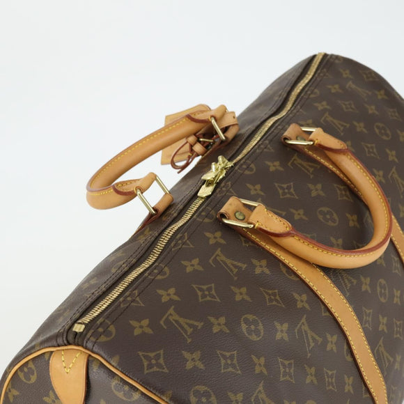 LOUIS VUITTON Monogram Keepall 50 Boston Bag M41426 LV Auth 163595V