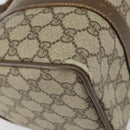 GUCCI GG Supreme Web Sherry Line Boston Bag PVC Beige Gold 39 02 006 Auth 163597-15