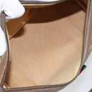 GUCCI GG Supreme Web Sherry Line Boston Bag PVC Beige Gold 39 02 006 Auth 163597-10