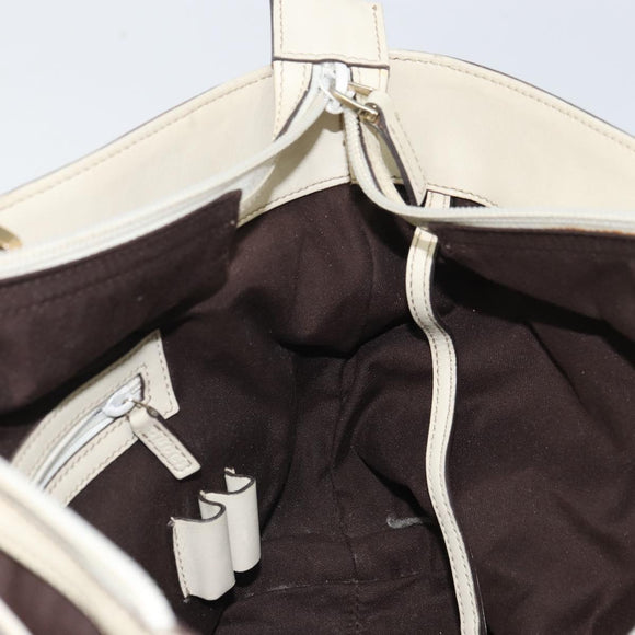 GUCCI GG Canvas Tote Bag Beige Gold 145993 Auth 163599