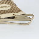 GUCCI GG Canvas Tote Bag Beige Gold 145993 Auth 163599-7