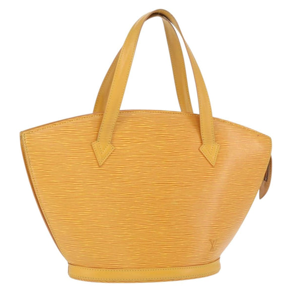 LOUIS VUITTON Epi Saint Jacques Hand Bag Yellow M52279 LV Auth 163604