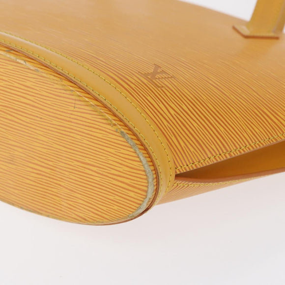 LOUIS VUITTON Epi Saint Jacques Hand Bag Yellow M52279 LV Auth 163604