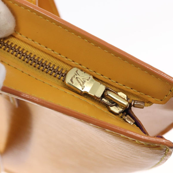 LOUIS VUITTON Epi Saint Jacques Hand Bag Yellow M52279 LV Auth 163604